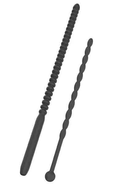 2-pcs Ribbed Penis Dilator Set Dilator paket