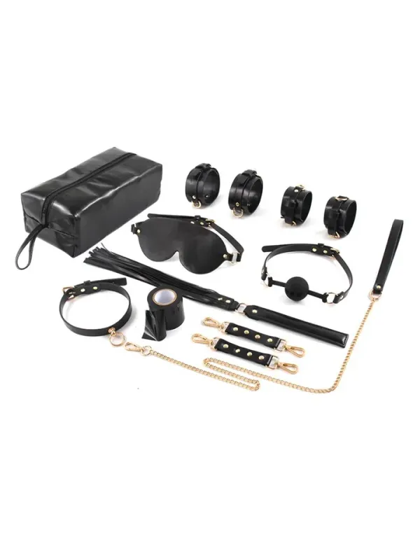 8-pcs Bondage Kit With Storage Bag Bondage paket