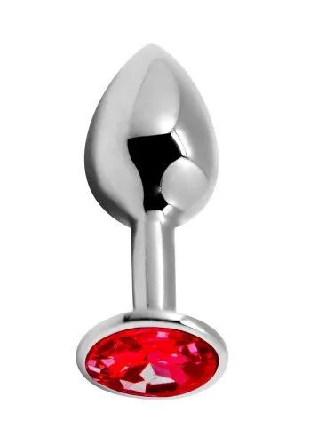 Alive BDSM Line Analplugg metall Medium, Röd