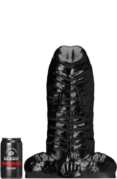 All Black Steroïd The Personal Trainer 37 cm XXL Buttplug