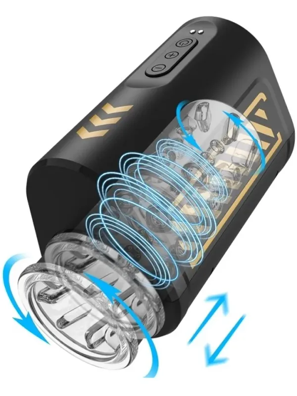 Automatic Masturbator Warny Twists & Turns Automatisk Masturbator