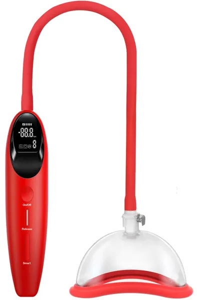 Be Legendary Automatic Red Velvet Pussy Pump Klitoris och vagina pump
