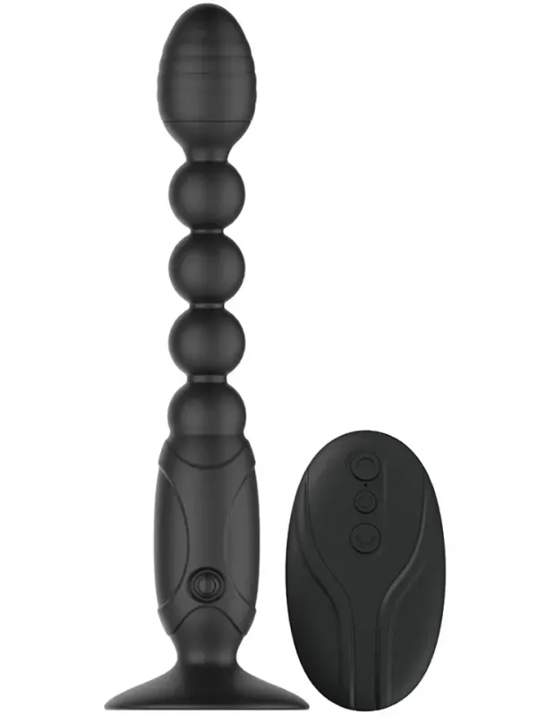 Bendy Bend & Stay In Place Wireless Vibrating Analbeads Analvibratorer