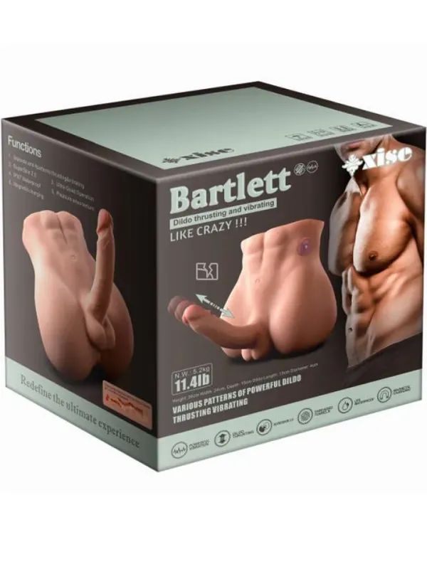 Bertlett Thrusting & Vibrating Dildo Sexdocka