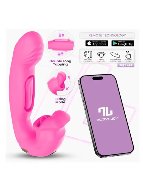 Bimby Biting & Double Tapping Tongue With App Vibrator