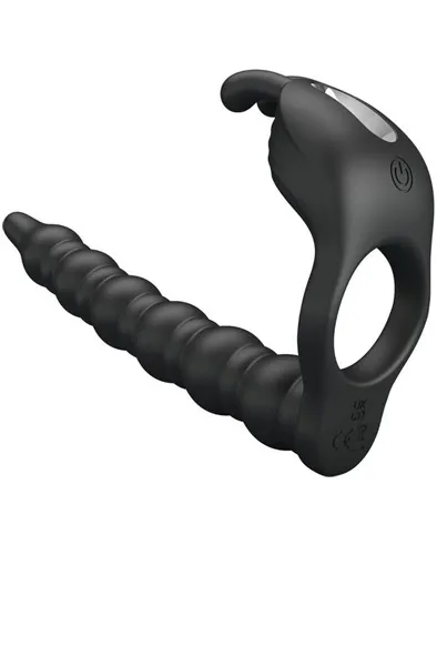 Blackney Penis Ring With Black Vibrator Plug Penisring med vibrator