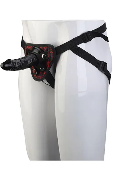 Blaze Deluxe Strap-On Dildo 13 cm Strap-on med sele