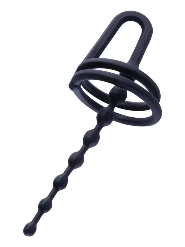 Bliss Urethral Plug With Glans Straps Dilator