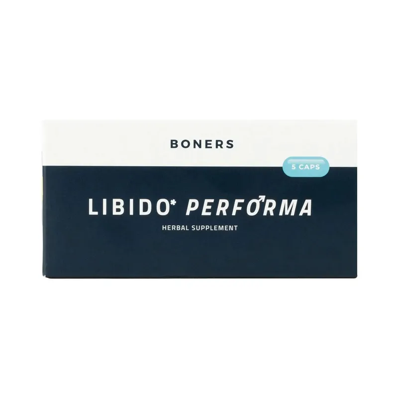 Boners - Libido Performa Herbal Supplement - 5 Pieces