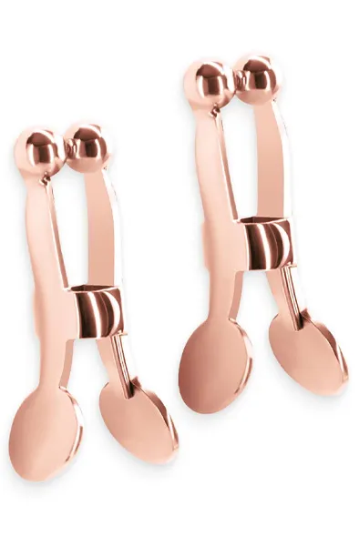 Bound Nipple Clamps C1 Rose Gold Bröstvårtsklämmor