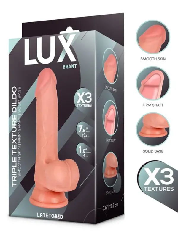 Brant Triple Density Dildo 19,5 cm Realistisk dildo