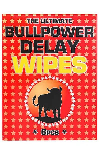 Bull Power Wipes Delay Sachets 6x2ml Uthållighetshöjande gel