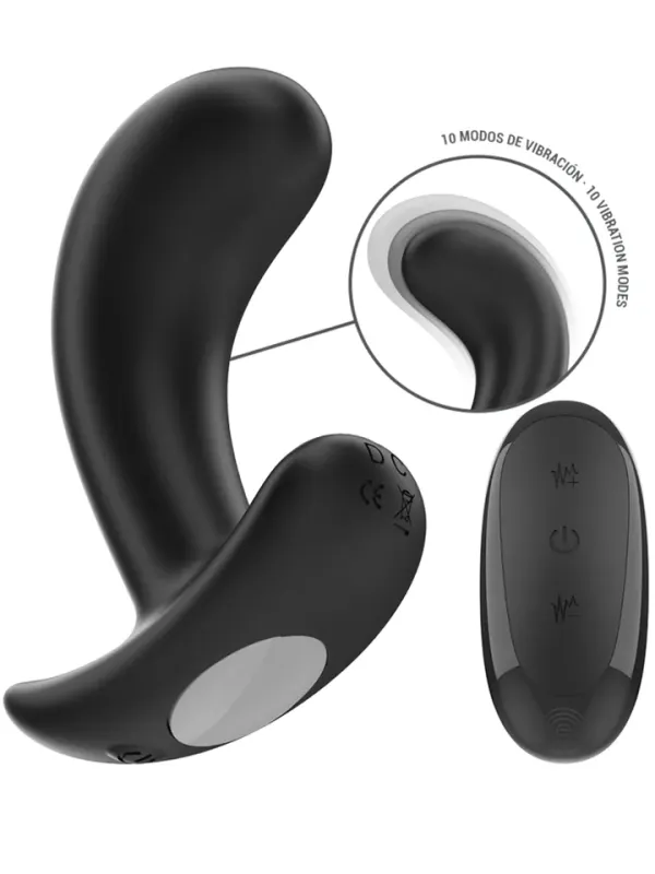 Chandler Anal Plug 10 Vibrations Remote Analplugg med vibrator