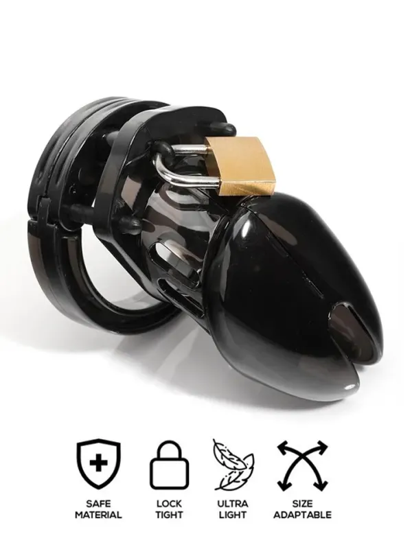 Chastity Cage Short Black Kyskhetsbur