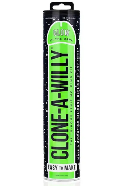 Clone-A-Willy Glow In The Dark Kit Neon Green Kloningskit