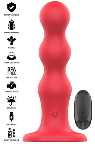 Cody Vibrator 10 Modes Remote Control Dildo med vibrator