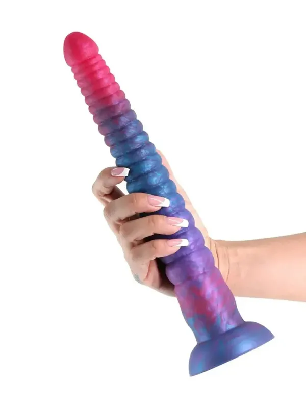 Colours Stacked Dildo Pink/Blue 30,5 cm Fantasy dildo
