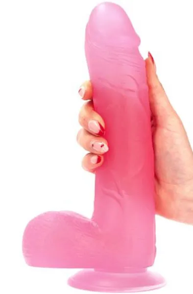 Costanzo Dildo Transparent Pink 25 cm Dildo
