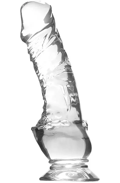 Crystal Pleasures Clear 18 cm Dildo