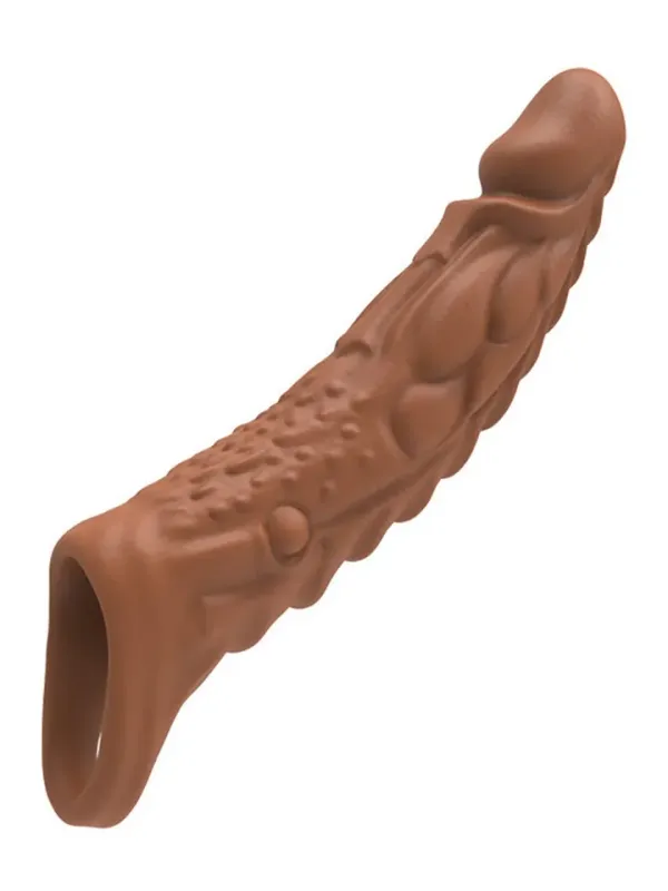 Damonik Penis Sheath Vibe Penisförlängare/Sleeve med vibrator