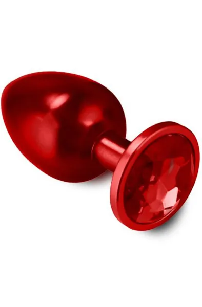 Deep Red Plug Small Analplugg metall