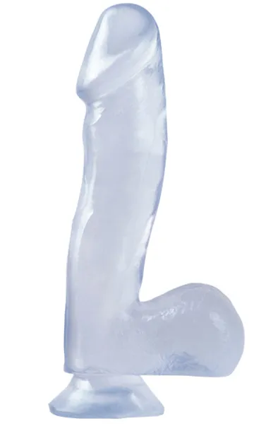 Dong With Suction Cup Transparent 16,5 cm Dildo