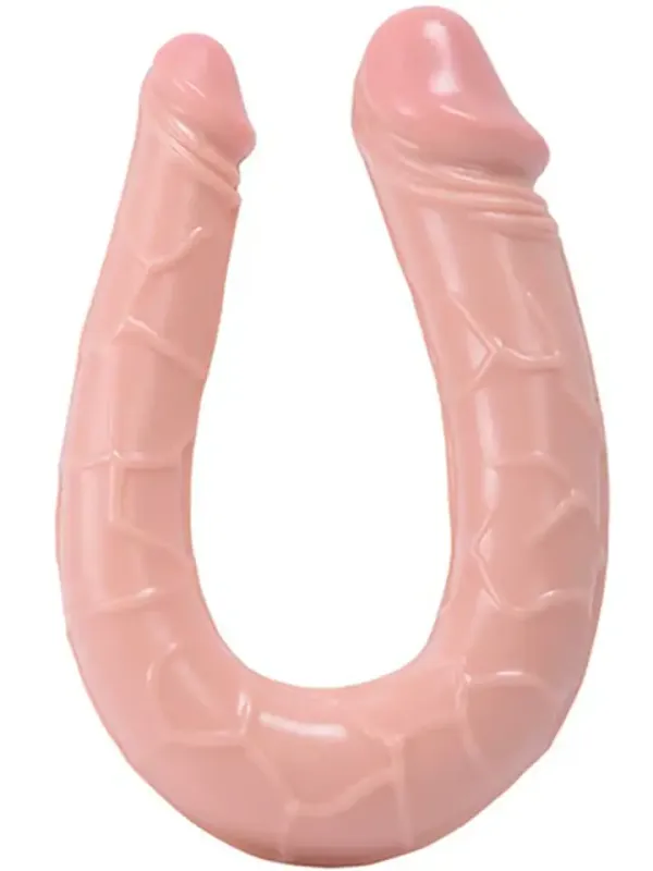 Double Curved Dildo U-shaped 15 cm Dubbeldildos