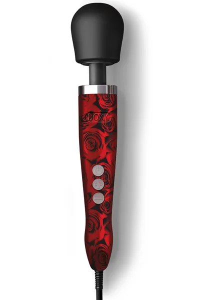 Doxy Die Cast Wand Massager Rose Pattern