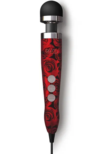 Doxy Number 3 Wand Massager Rose Pattern Magicwand / Massagewand
