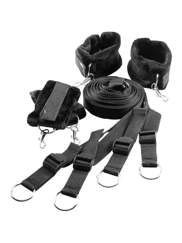 Dream Toys Blaze Bed Restraint Set Hand och fotbojor