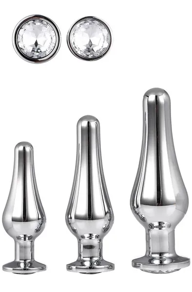 Dream Toys Gleaming Love Pleasure Set Silver Analpluggar paket