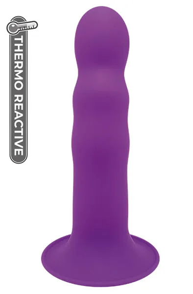 Dream Toys Premium Ribbed Dildo Purple Dildo