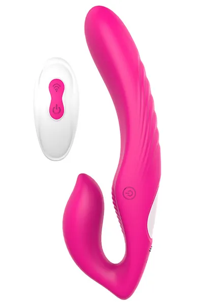 Dream Toys Vibes Of Love Remote Double Dipper Strap-on