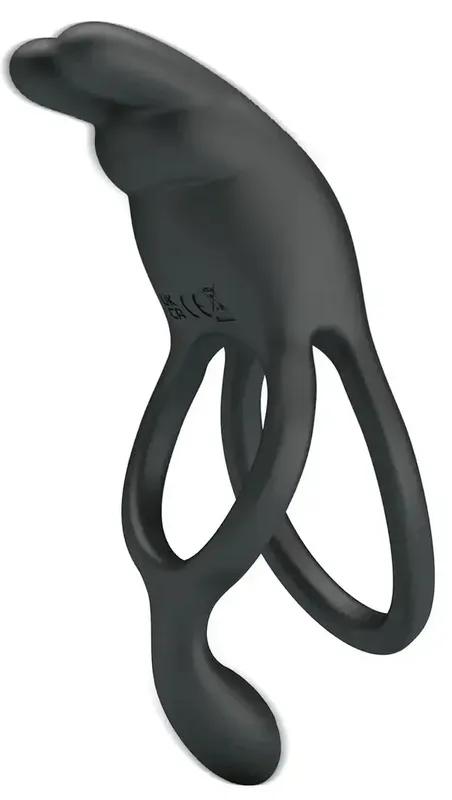 Dwayne Double Vibrating Rabbit Cock Ring Penisring med vibrator