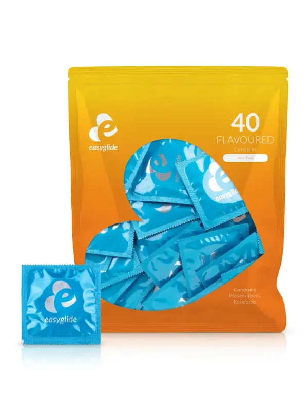 EasyGlide Flavored Condoms 40-pack Smaksatta kondomer