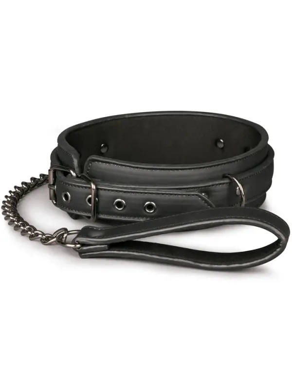 Easytoys Fetish Collar With Leash Bondage Halsband & Koppel