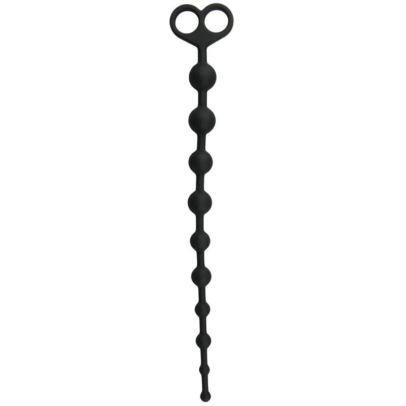 EasyToys Long Anal Beads Black