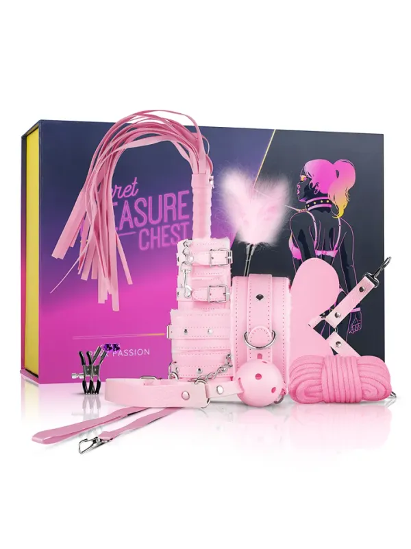 Easytoys Secret Pleasure Chest Pink Bondage paket