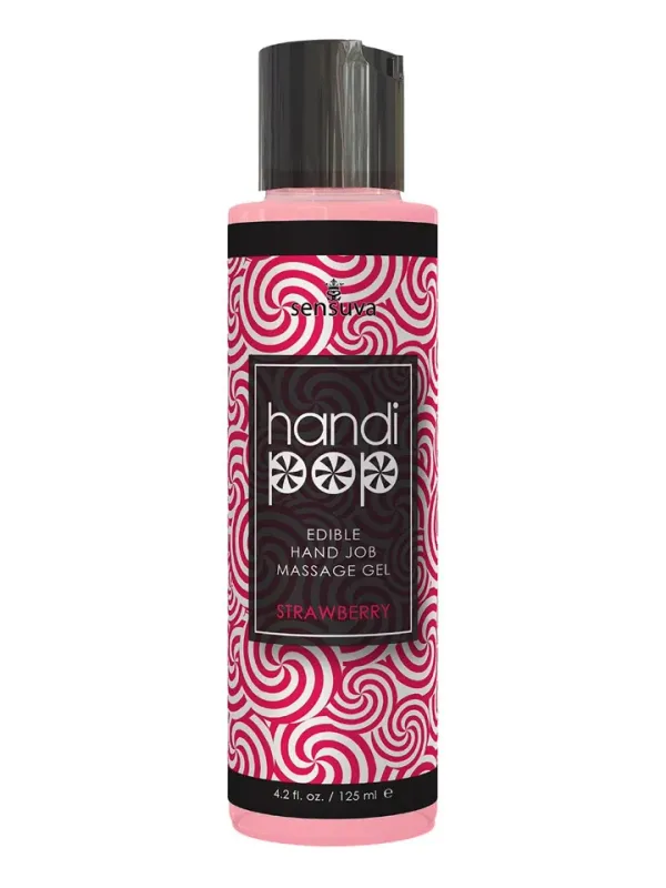 Edible Hand Job Massage Gel Strawberry 125 ml Runka skönare