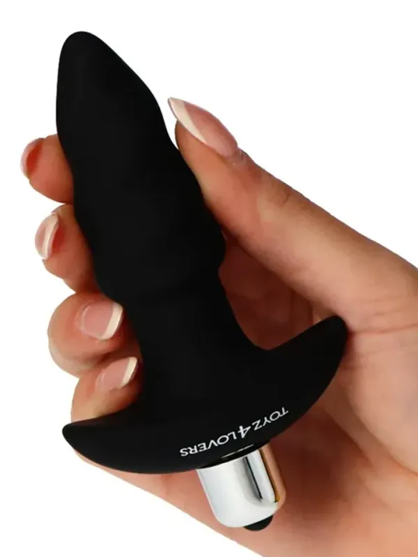Elys Anal Bow Screw 10 cm Analplugg med vibrator