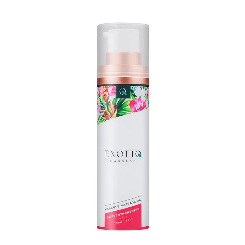 Exotiq Kissable Massage Oil Sweet Strawberry