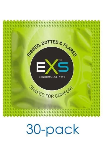EXS EXS Ribbed Dotted Flared - 30 pack