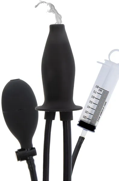 Extreme Inflatable Lubricating Plug Uppblåsbar analplugg