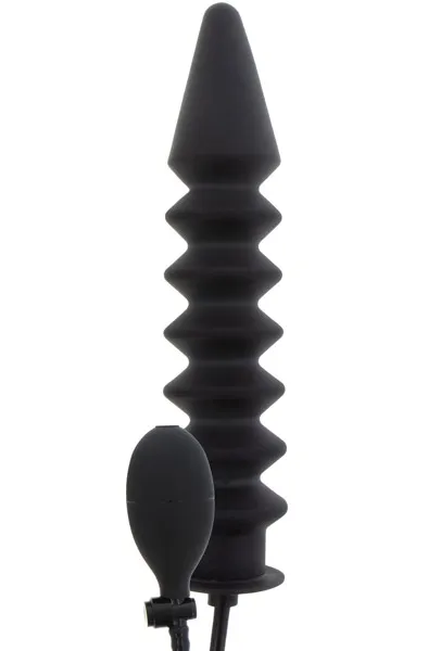 Extreme Inflatable Ribbed Plug 38 cm Uppblåsbar analplugg