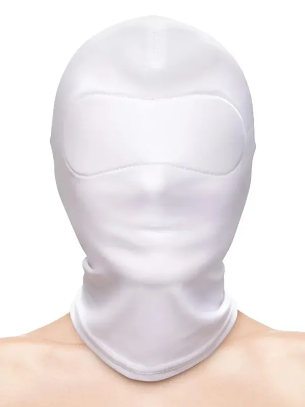 Fetish & Fashion Closed Hood White BDSM mask