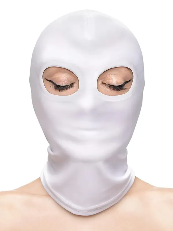 Fetish & Fashion Eyes Hood White BDSM mask