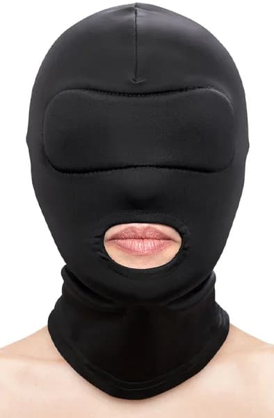 Fetish & Fashion Mouth Hood Black BDSM mask