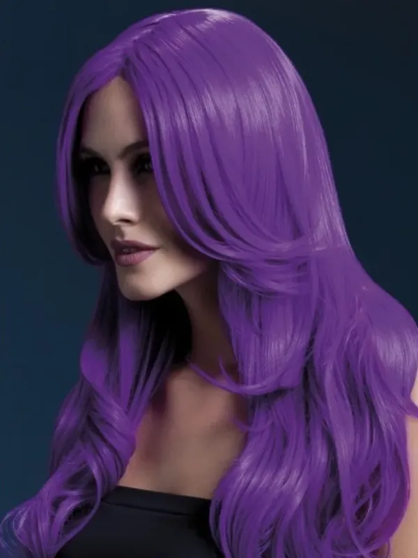 Fever Khloe Wig Neon Purple Peruk