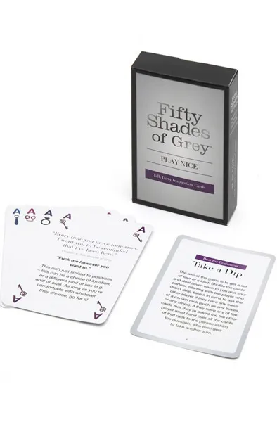 Fifty Shades of Grey Talk Dirty Inspiration Cards Kortspel