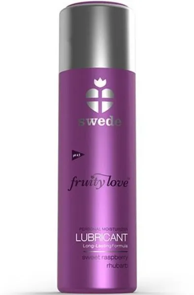 Fruity Love Sweet Raspberry Rhubarb 100ml Glidmedel med smak